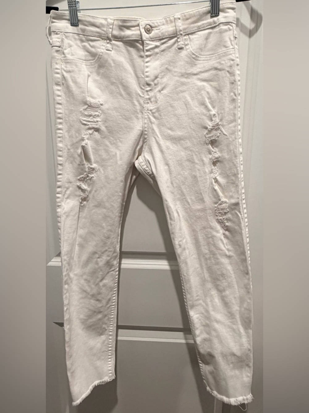 Hollister White Skinny Jeans